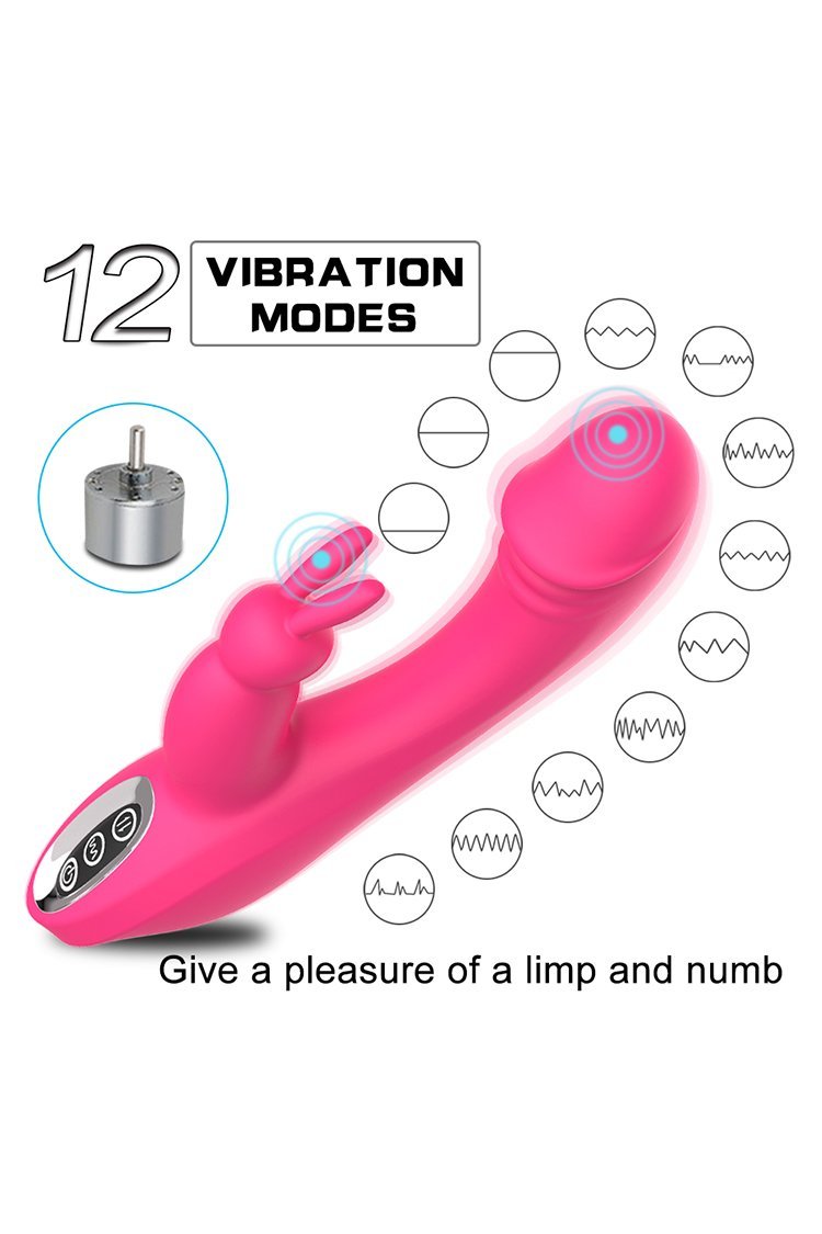 G Spot Rabbit Vibrator Dual Motor Clit Stimulator