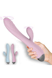 画像をギャラリー ビューアにロード Rabbit Vibradors Dildo Double Vibrating Vaginal G-Spot Clitoral Massager Vibrator