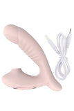 Load image into Gallery viewer, Clitoral Sucking G Spot Dildo Vibrator Pink / One Size