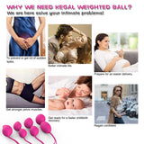 画像をギャラリー ビューアにロード Pelvic Floor Exerciser Kegel Balls 4 Kit Vaginal Massager For Women