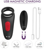 Load image into Gallery viewer, Remote Control Silicone Vibrating Penis Ring With Double