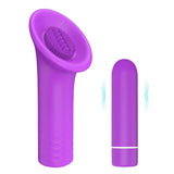 画像をギャラリー ビューアにロード 9 Kinds Vibration Modes Clitoral Vibrator Purple