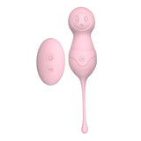 Load image into Gallery viewer, Doll Design Pacifier Material Bullet Vibrator Remote Control Pink Kegel Balls