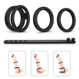 Load image into Gallery viewer, Adujustable Penis Ring Set Multi-Combination Play