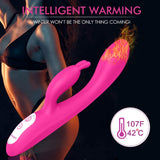Load image into Gallery viewer, Waterproof Powerful G Spot Rabbit Vibrator With Heating Function