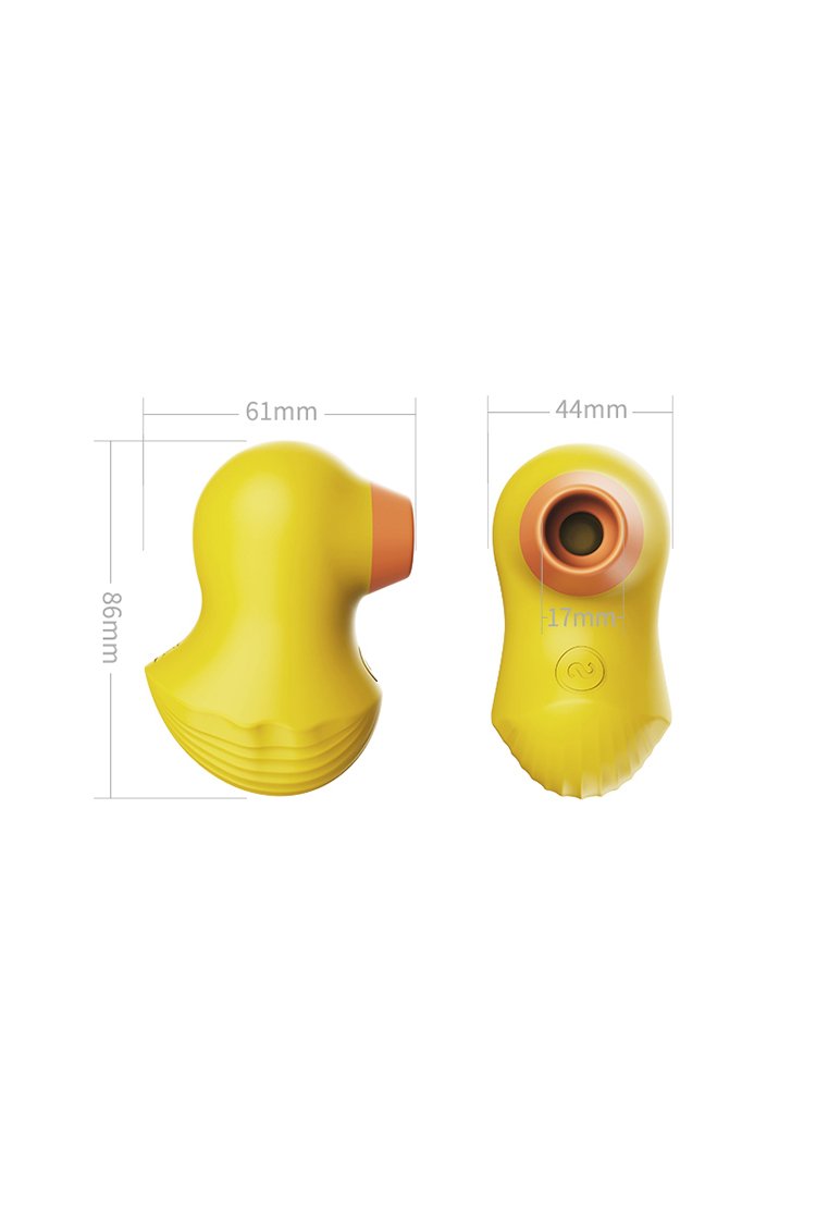 Sucking Duck Vibrating Sucker Oral Sex Suction Clitoris Stimulator Erotic Toy Yellow / One Size