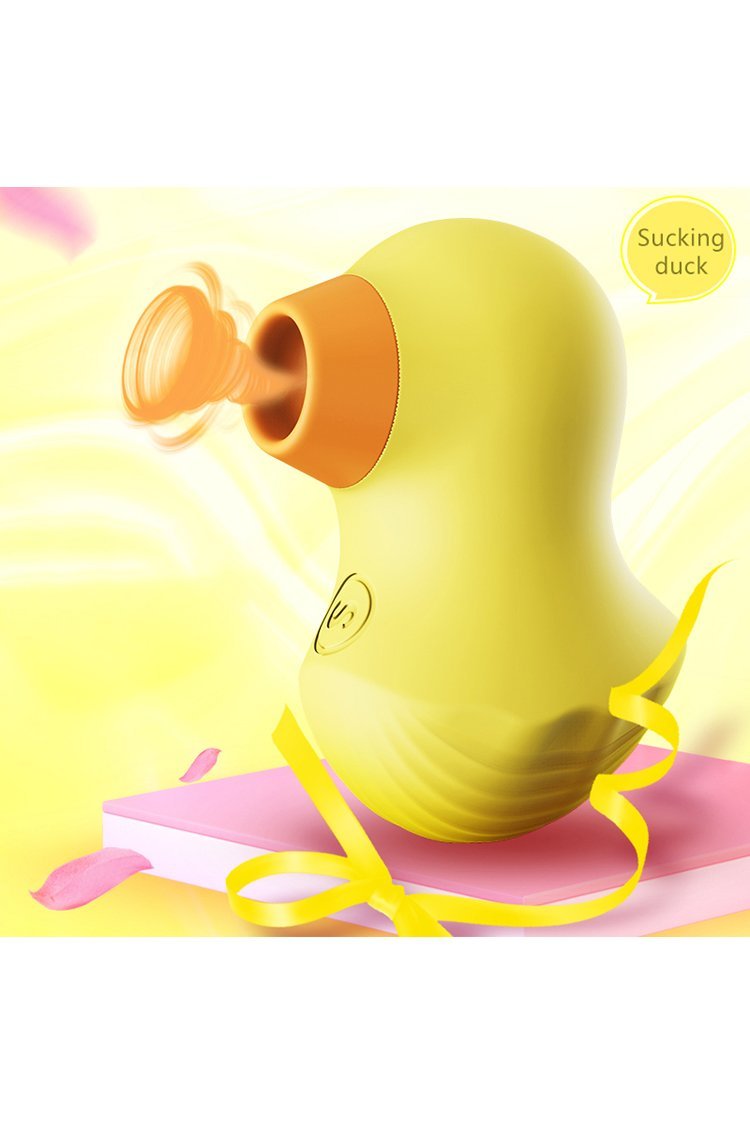 Sucking Duck Vibrating Sucker Oral Sex Suction Clitoris Stimulator Erotic Toy Yellow / One Size