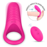 Load image into Gallery viewer, Silicone Penis Cock Ring With Remote Control