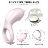 Load image into Gallery viewer, Rechargeable Remote Control Silicone Vibrating Cock Ring Penis