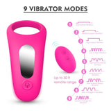 Load image into Gallery viewer, Silicone Penis Cock Ring With Remote Control